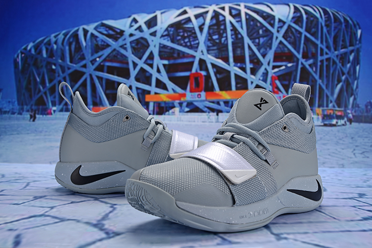 New Men Nike PG 2.5 Wolf Grey Silver Shoes